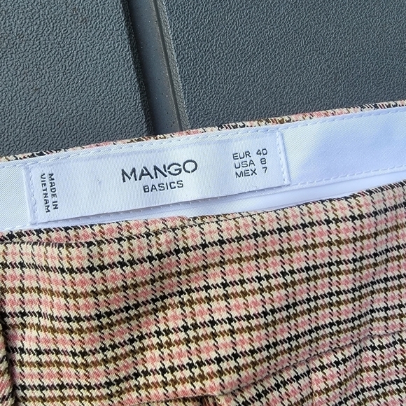 Mango Plaid Pants 8 - Picture 6 of 11